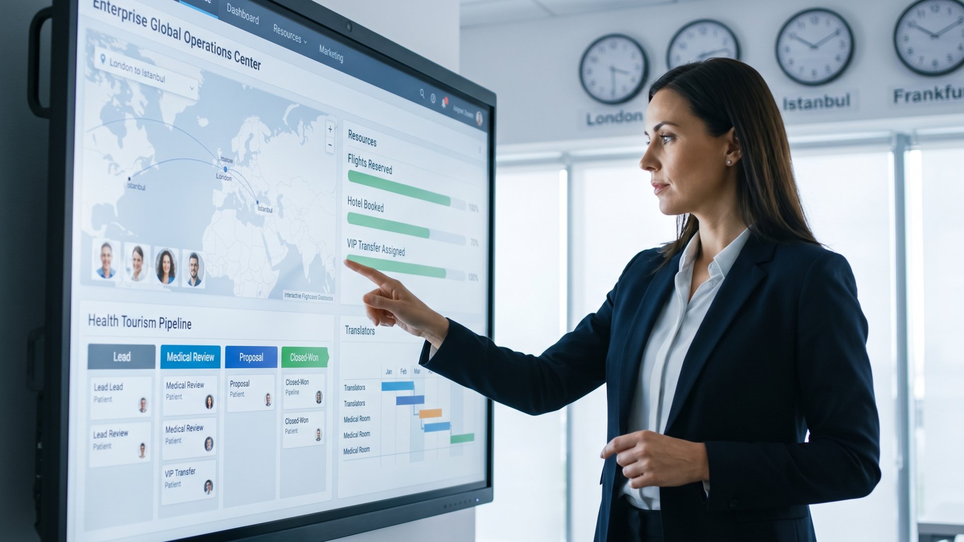 End-to-End Operational Architecture in Health Tourism: From Lead Capture to Global Logistics Management | XON